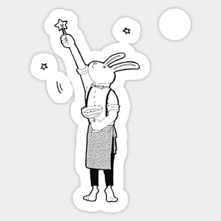 Rabbit Bartender Sticker